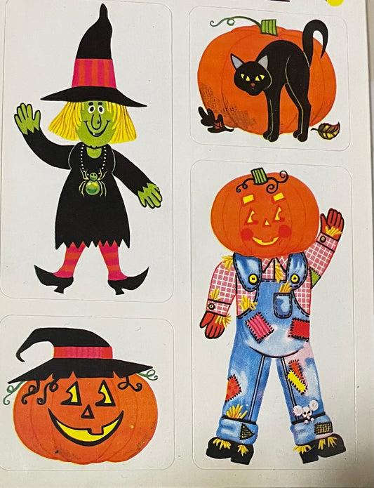 Vintage Halloween Stickers