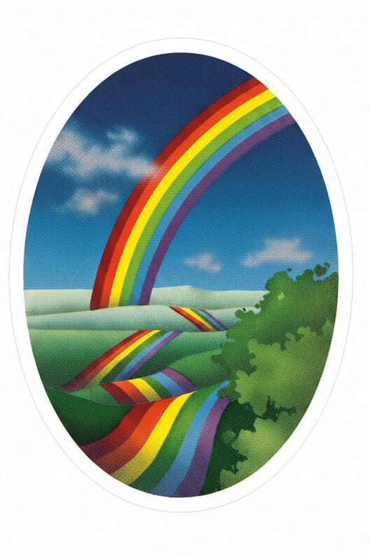 Rainbow Road Sticker