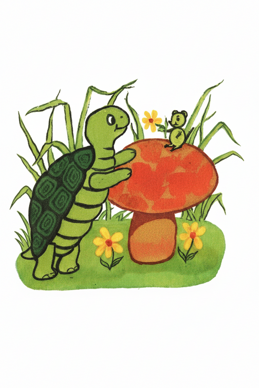 80's Dennison Turtle Sticker
