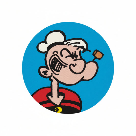 Vintage Popeye Sticker