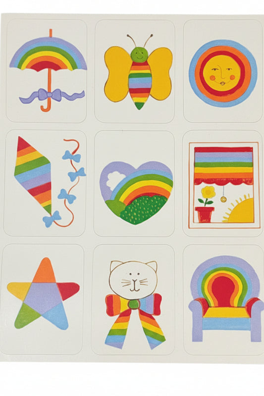 1980's Colorful Stickers