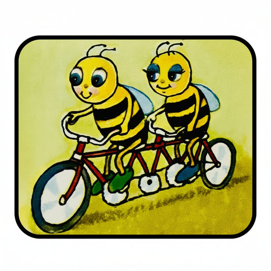 Vintage Bees on a Bike