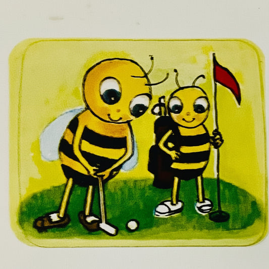 Vintage Bees Stickers