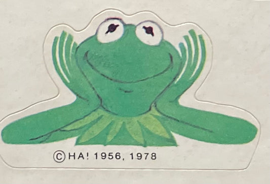 Kermit Posing Sticker