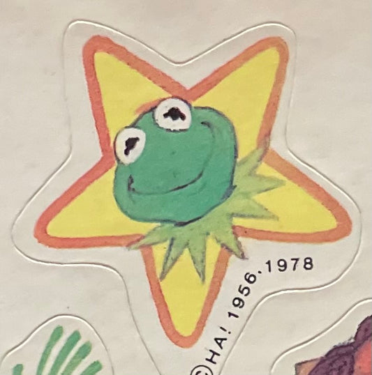Kermit Star Sticker