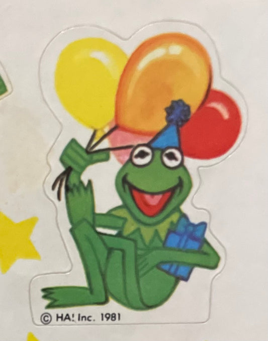 Kermit 'Let's Party' Sticker