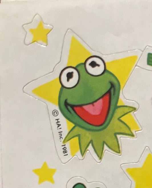 Kermit is Star Struck Sticker