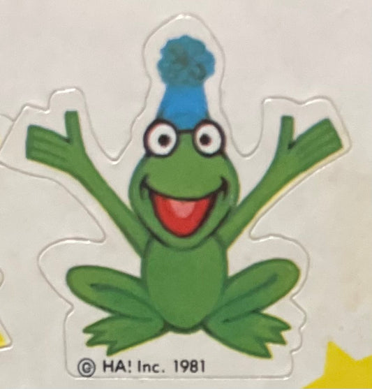 Kermit Excited Sticker