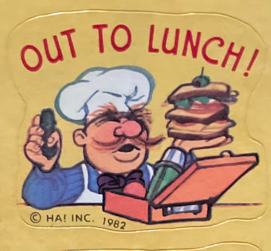 Hallmark's Muppet Swedish Chef Sticker