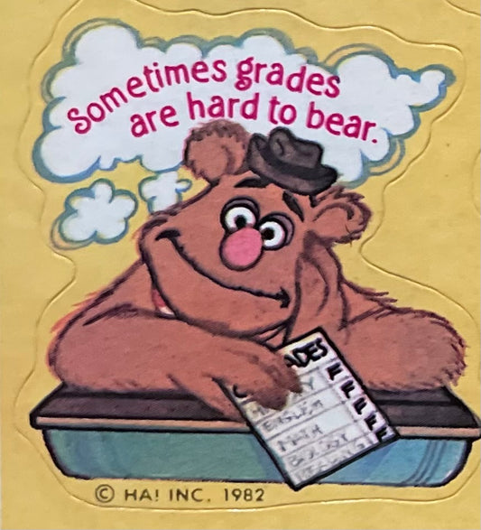 Hallmark Vintage Fozzie the Bear Sticker