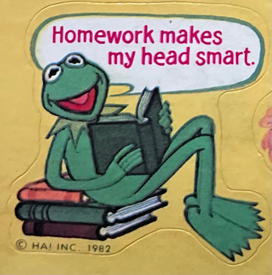 Hallmark's Vintage Kermit Sticker