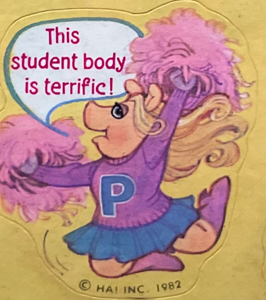 Hallmark's Vintage Ms. Piggy Sticker