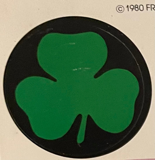 Vintage Four Leaf Clover Sticker