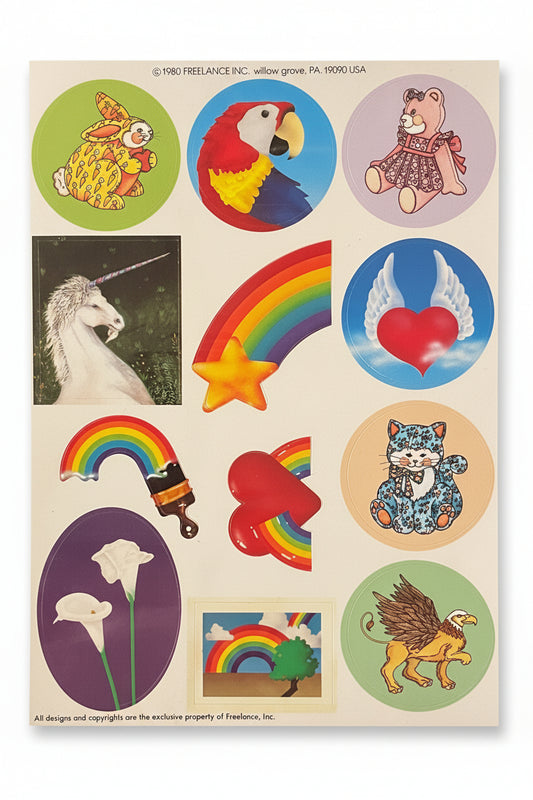 Retro Magical Stickers by Freelance, Inc.