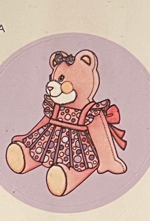 Vintage Teddy In A Dress