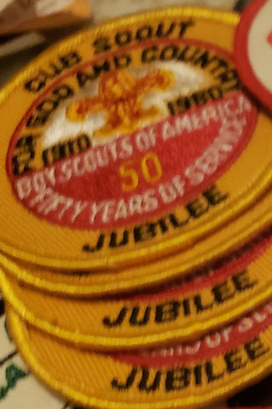 Vintage Camporee Patch 50 years Jubilee 1910 to 1960 Cub Scout