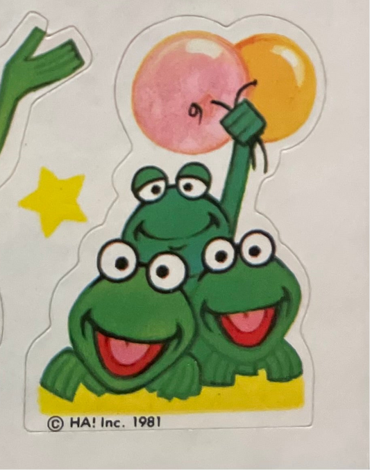 Kermit and Friends Have a Party Sticker