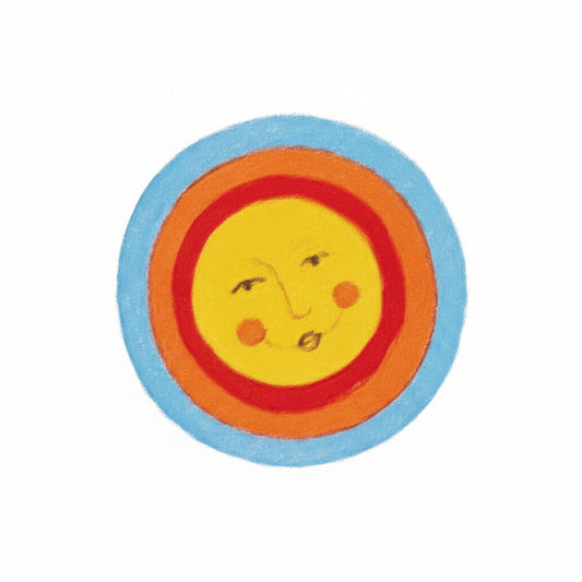 Bright Sunny Face Sticker